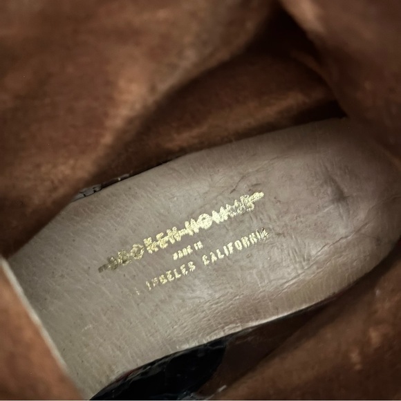 Broken Homme Brown Lukas Harness Leather Work Boots 9EEE‎